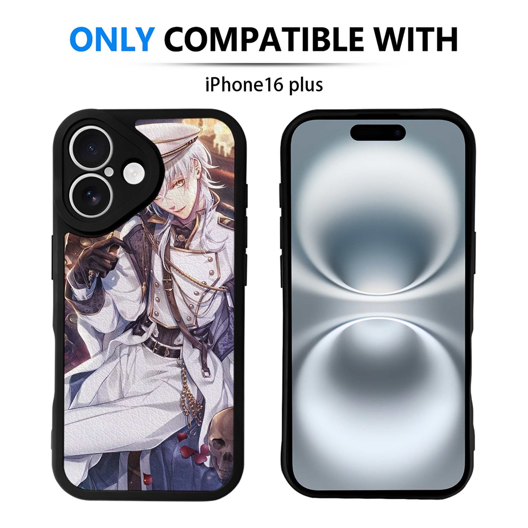 （画像用） 刀剣乱舞 Touken Ranbu 【iPhone 16シリーズ対応】シリコンスマホケース（レザー調） 材質：シリコン
